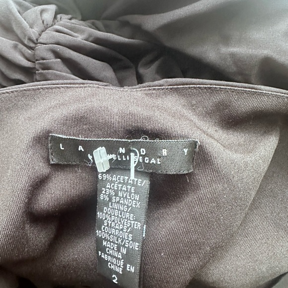 Laundry By Shelly Segal rushing spaghetti crisscross back strap black dr… - Picture 5 of 5